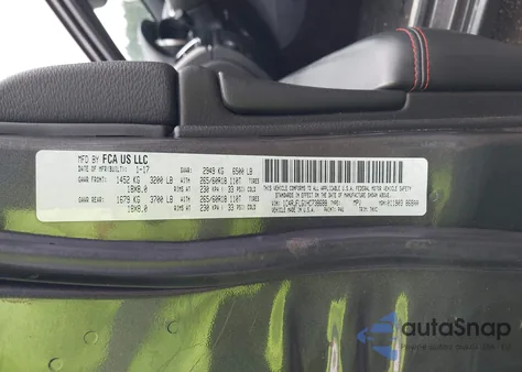 2017 Jeep Grand Cherokee Trailhawk 4X4 z USA, uszkodzony, nr VIN 1C4RJFLG1HC738688